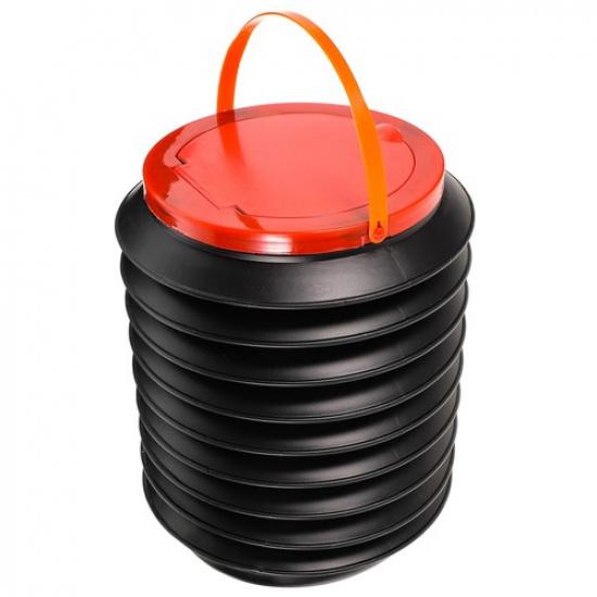 Car Wash Bucket with Lid Collapsible Water Multiuse Foldable Pail