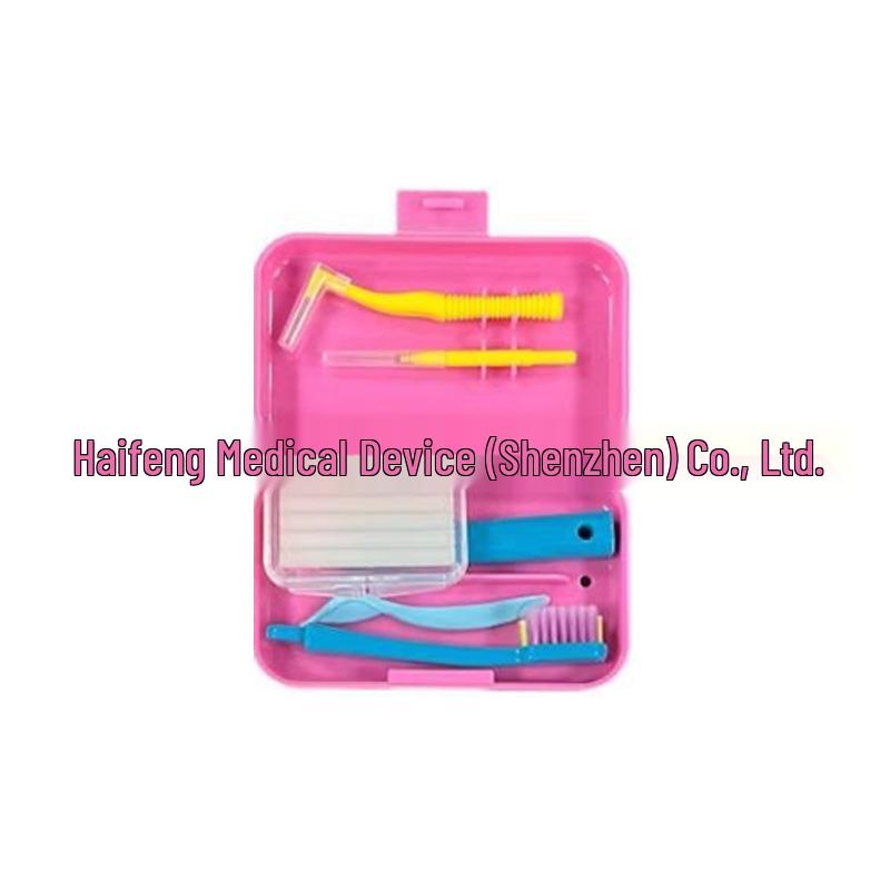 Orthodontic Kit: Wax, Toothbrush, Interdental Brush, Bite Block, Aligner Remover