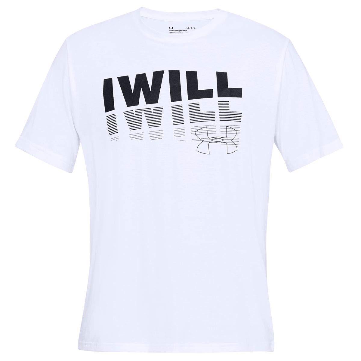 Under Armour T Shirt Men s White 1329587-100 M
