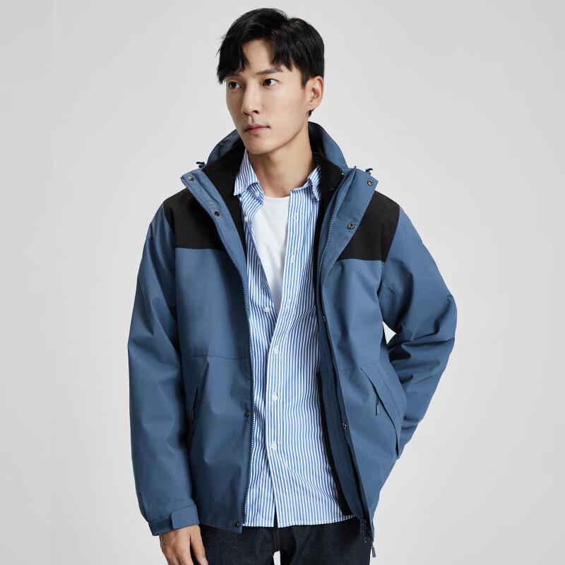 Unisex 3-in-1 Detachable Outdoor Windbreaker Jacket