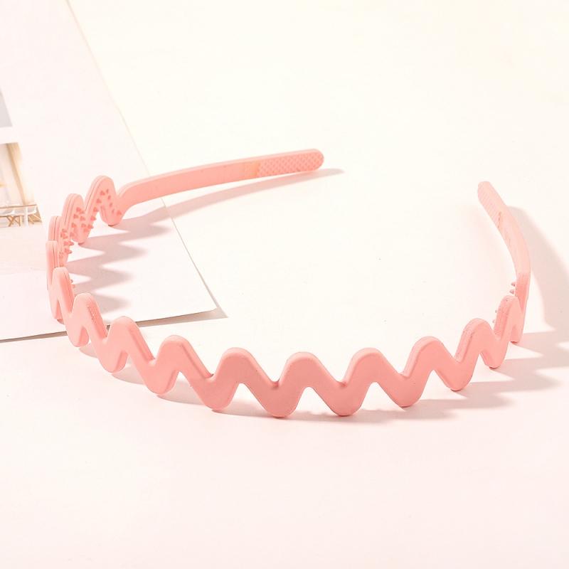 Solid Color Simple Square Shaped Headband Anti-Slip Invisible Girls Hair Hoops For Teenager Fixed Hairstyle Accessories Hair Rim