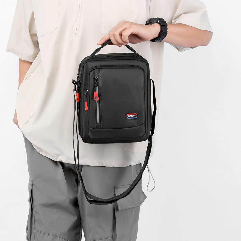 Men's Shoulder Bag 2024 New Casual Men's Bag Waterproof Outdoor Multi-Functional Crossbody Bag