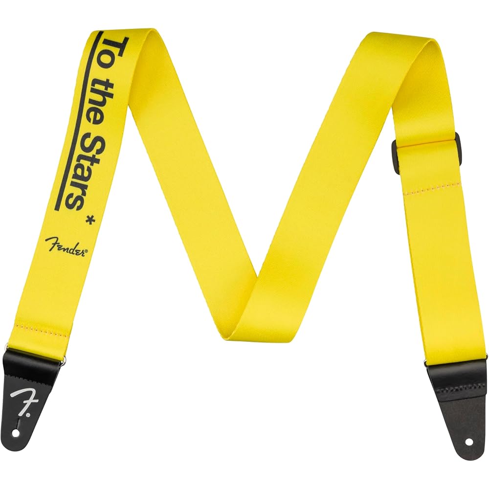 Fender Tom DeLonge To The Stars Strap Graffiti Yellow (Strap, Graffiti Yellow, Tom DeLonge Signature)