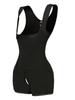 Plus Size Side Zipper Hook Full Body Shaper, Tummy Control Butt Lifter Bodysuit Shapewear