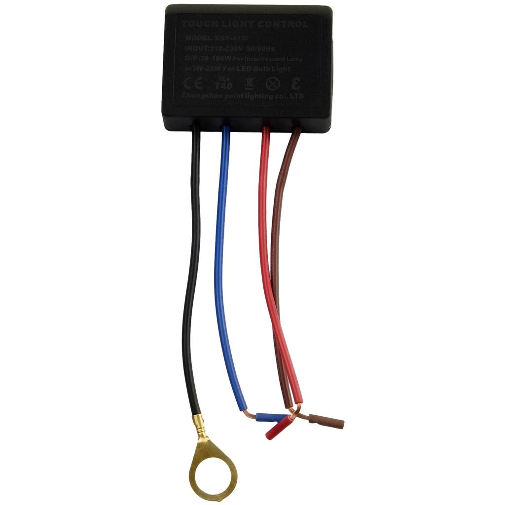 Sensor Touch Light Switch Dimmer Control EU For Lamp Desk Bulb Module Replace Replacement Table Lamp 220V Accessory Black