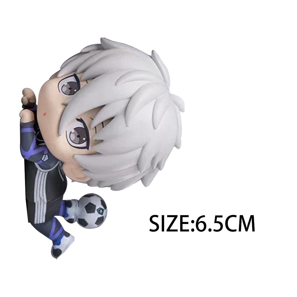 Anime Figure Isagi Yoichi Nagi Seishiro Figures Cute Edition Collection Model Figurine Doll Toy Collect Gift Q pvc Kid Friendly Entertaining Fun Play