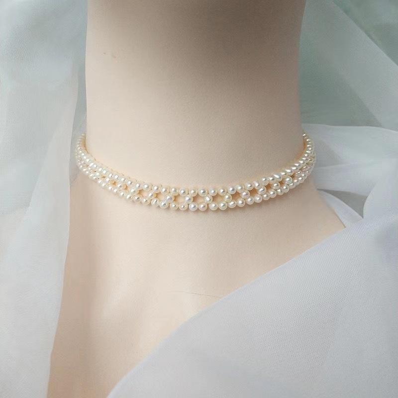 Модный полый браслет-ожерелье Shijia Pearl, браслет, цепочка-кружево с бусинами, принцесса, свадебное ожерелье