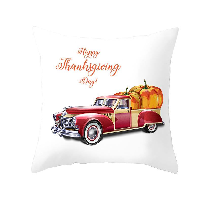 New Thanksgiving Pumpkin Festival Pillow Cover Festive Home Decoration Pillow Cover