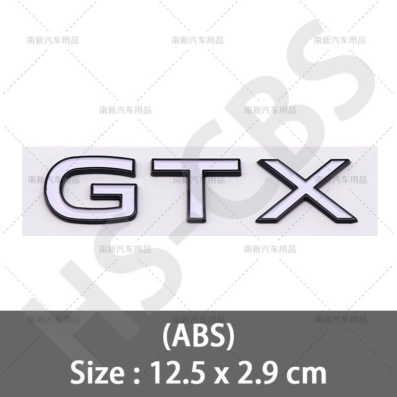 ABS GTX Emblema Badge Adesivo Decalcomania Baule Posteriore Bagagli Porta Per ID4 ID3 ID5 ID6 Styling Auto Logo GTX Accessori