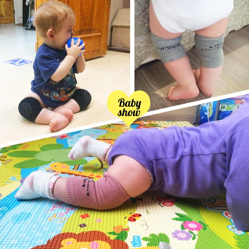 Baby Knee Pads Crawling Safety Kids Crawling Elbow Cushion Baby Leg Warmers Infant Anti-Slip Knee Gaiters Protector for Children