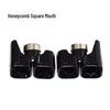 Black Stainless Steel Quad Exhaust Tips for 20-24 Land Rover Defender 90/110