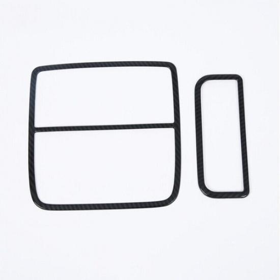 Carbon Fiber Front Rear Reading Light Lamp Cover Trim For Acura TLX 2015-2022