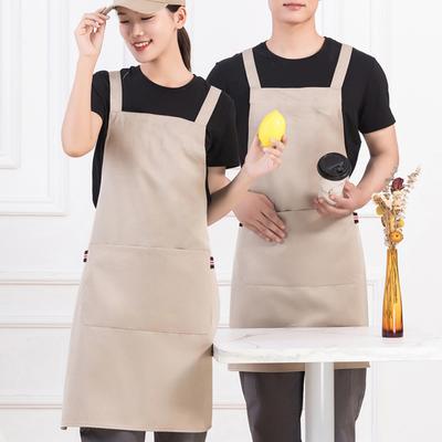Adjustable Bib Apron with Pockets Cooking Kitchen Aprons for Women Men Chef Apron Tablier Mandil