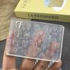 3D Silicone Monstera Leaf Nail Carving Mold Acrylic Bird Ribbon Stamping Template Nails Stencils Uv Gel Polish Diy Design Charm