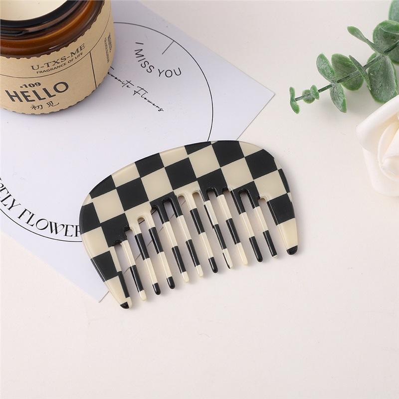 Acetic Acid Hair Comb Multi Color Portable Easy To Carry Small Comb Holiday Traveling Pocket Comb Hairdressing Styling Tools