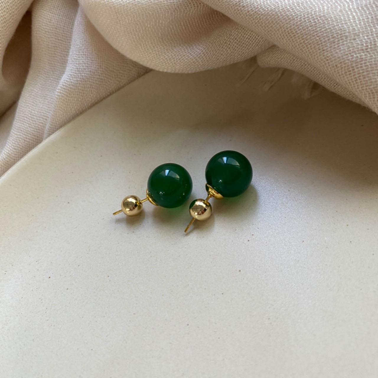 

Дизайн Темперамент Агат Уникальные китайские серьги-гвоздики в стиле ретро, изысканные, простые, универсальные серьги в стиле суда