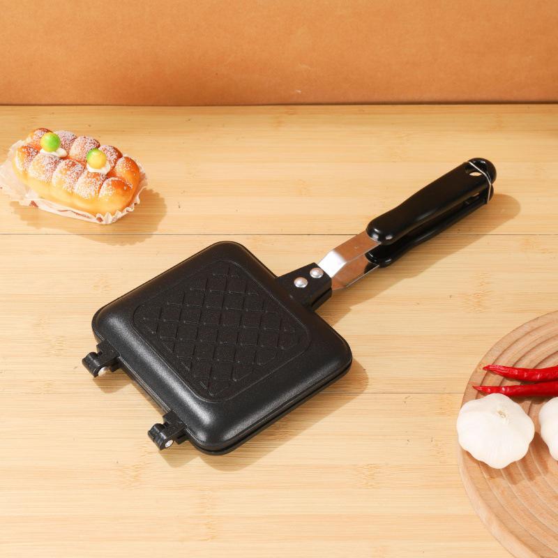 New Non-Stick Double-Sided Waffle Sandwich & Omelette Pan Mold