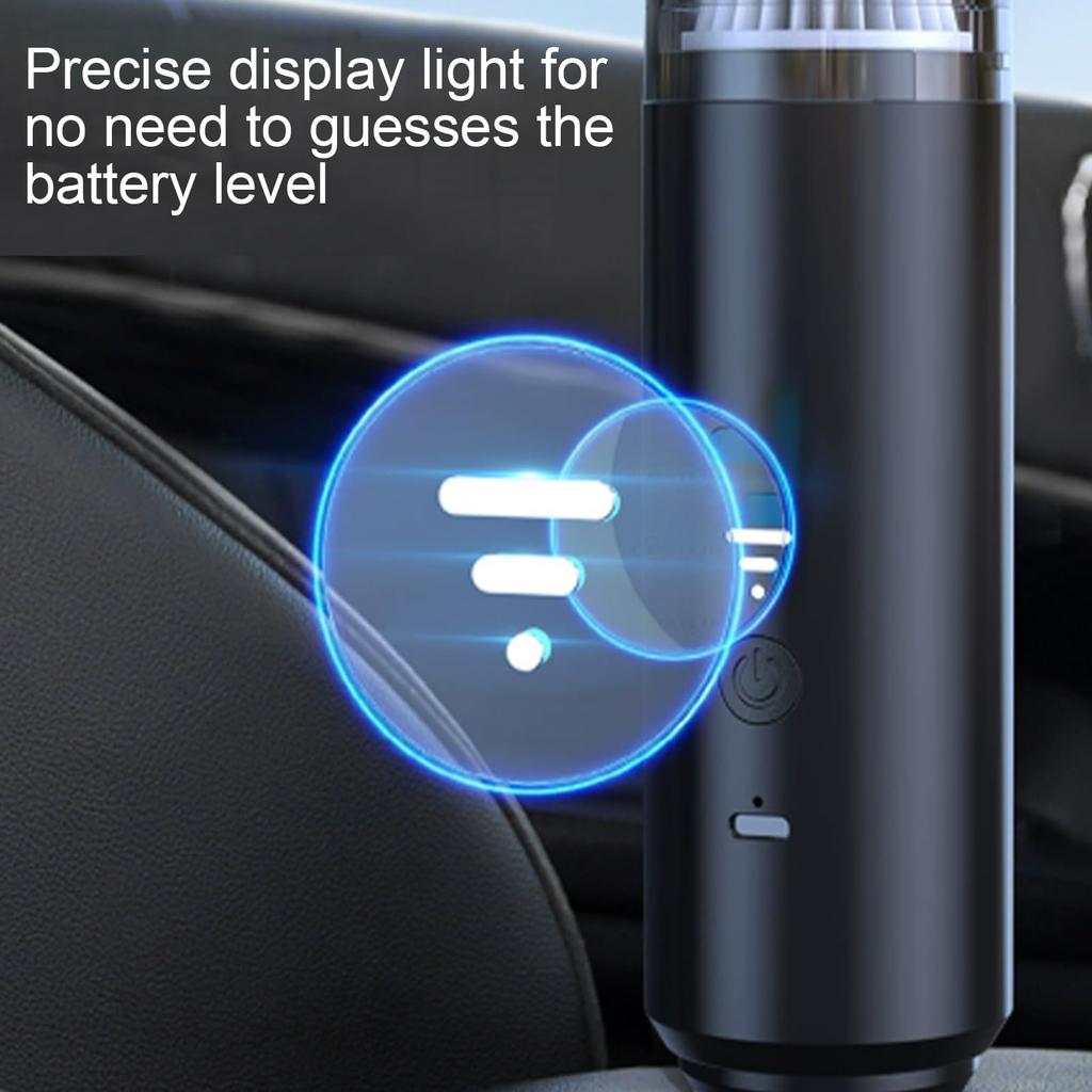 Ratpzou Akku-Autosauger - Handlicher Autosauger | Kompaktes Leichtgewicht-Design für Auto, Sofa, Teppich