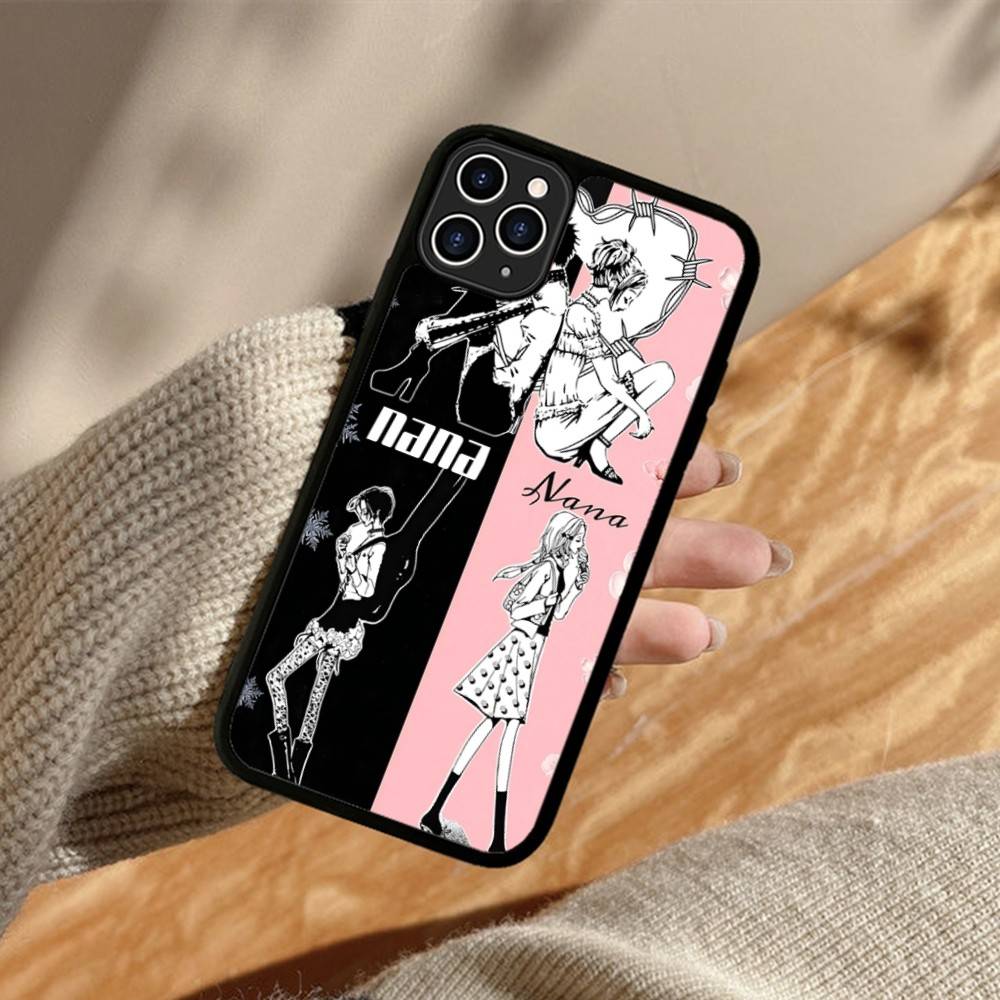 Anime Cool Nana Osaki Phone Case For iphone 11 12 13 14 15 Pro Max 17 16 Plus Hard PC+TPU Back Cover