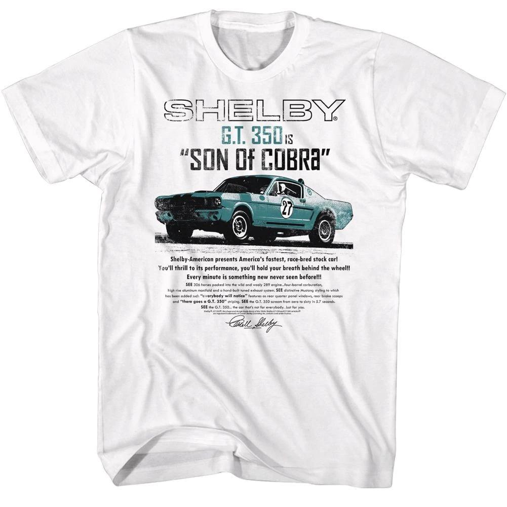 Carroll Shelby - Son Of Cobra - American Classics - Solid White  Short Slee 130