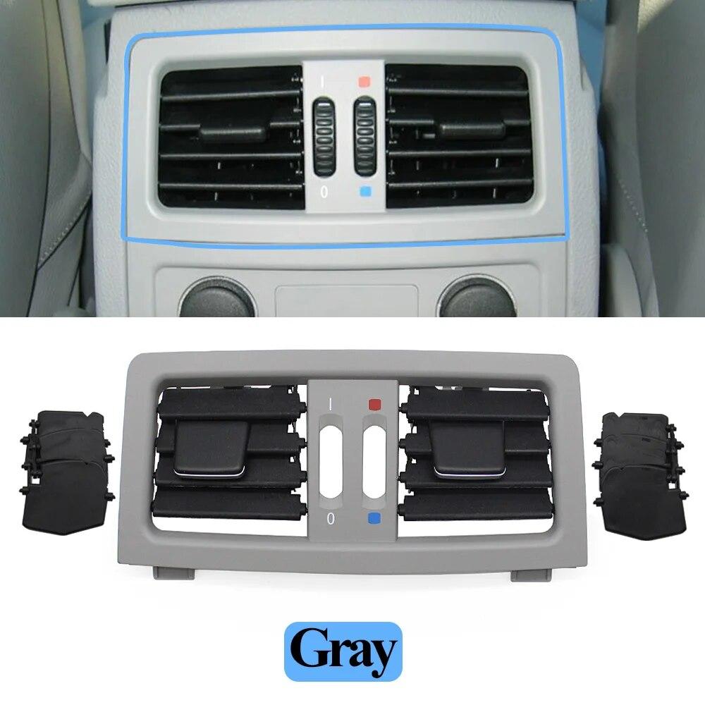 

Задняя крышка панели кондиционера автомобиля, замена накладки вентиляционной решетки переменного тока для BMW 5 серии E60 E61 545i 550i 2003-2009 64226957974 серый