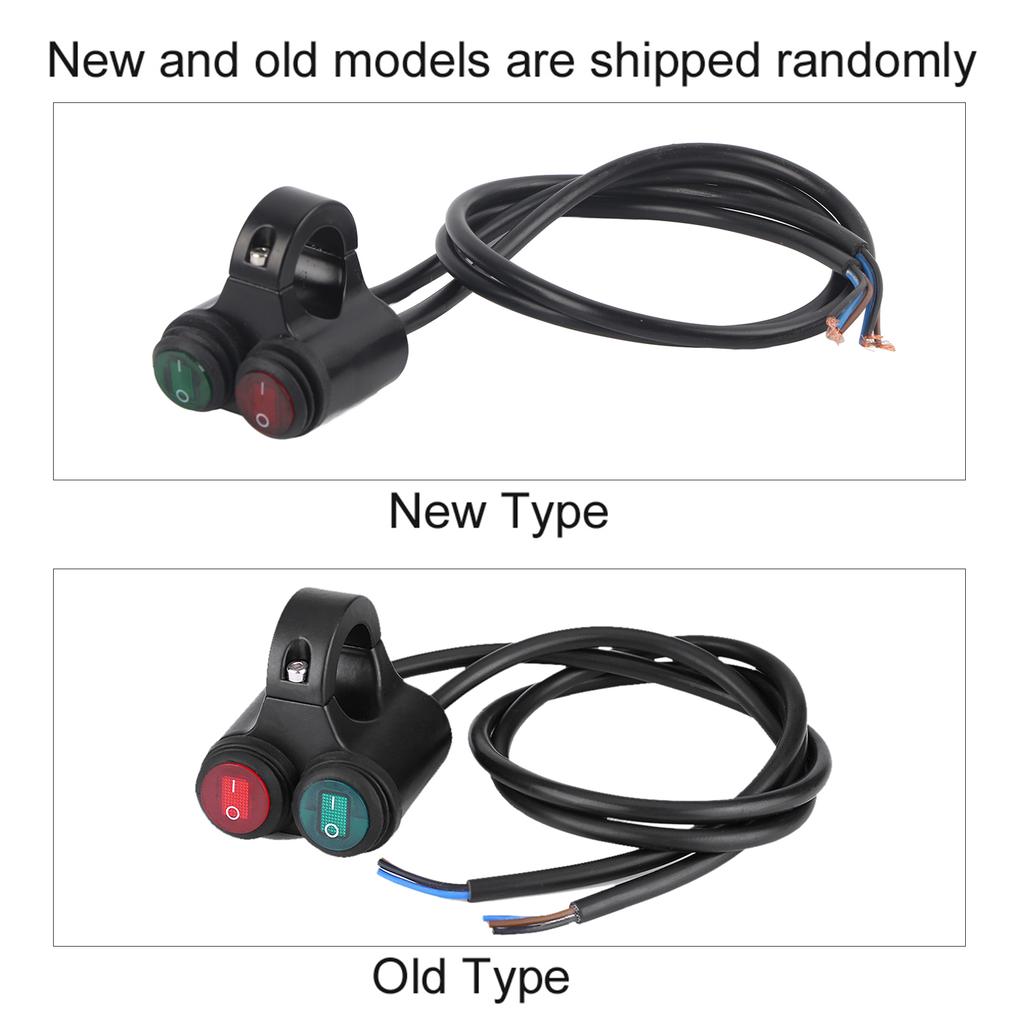22mm  Motorcycle Handlebar Headlight Brake Fog Lights Horn Dual Control Button  Motorcycle ON/OFF