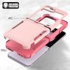 Coque pour Samsung Galaxy Z Flip 6 - Protection Hybride PC+Silicone Anti-Rayures Antichoc Rose