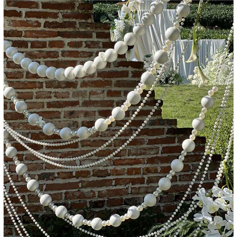 Giant Pearl String Wedding Ornament for Display & Décor