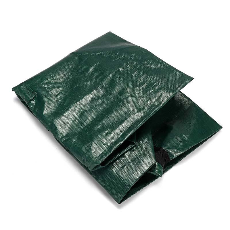 80L Household Organic Waste Kitchen Garden Yard Compost Bag Portable Environmental PE Cloth Planter 45X80CM