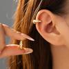 INS Style Bamboo Joint Zirconia C-Shaped Ear Cuff Earrings