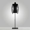 Korean Style Black Off-Shoulder Women's Half Body Mannequin with Right Angle Shoulder and Full Body Display Stand