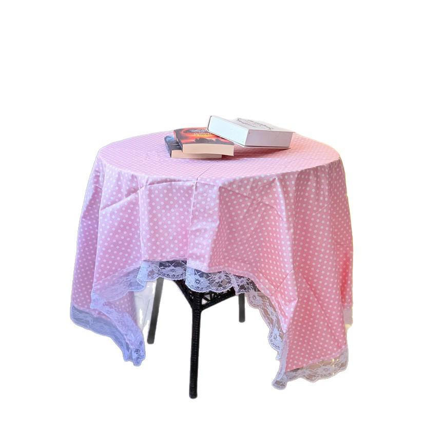 Mantel de Mesa con Rejilla de Encaje para Dormitorios - Diseño Moderno para Estudiantes