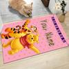 Custom Name "Pooh Tiger Adventure" Carpet Rug Customizable Soft Washable Anti-Slip Home Living Room Sofa Mats Personalized Rug. 0909398