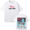 2026 Rebel Ragers Tour Koszulka Amerykański Raper Kid Cudi Wysokiej Jakości Koszulka z Długim Rękawem Unisex 100% Bawełny Gotycka Koszulka