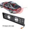4 IR LED 170 degrees  Wide Angle Car Reaview Reverse Backup Night Vision Camera W  License Plate Frame