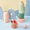 New Cute Cartoon Cactus Toothbrush Storage Box Bathroom Toothbrush Cover Portable Travel Tooth Brush Case Bathroom Organizer