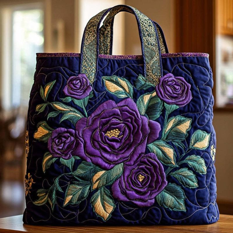 Handbag New Fashion Quilted Digital Printing Tote Bag Commuter Casual Cotton Bag Autumn and Winter Bag Multi-function Bag