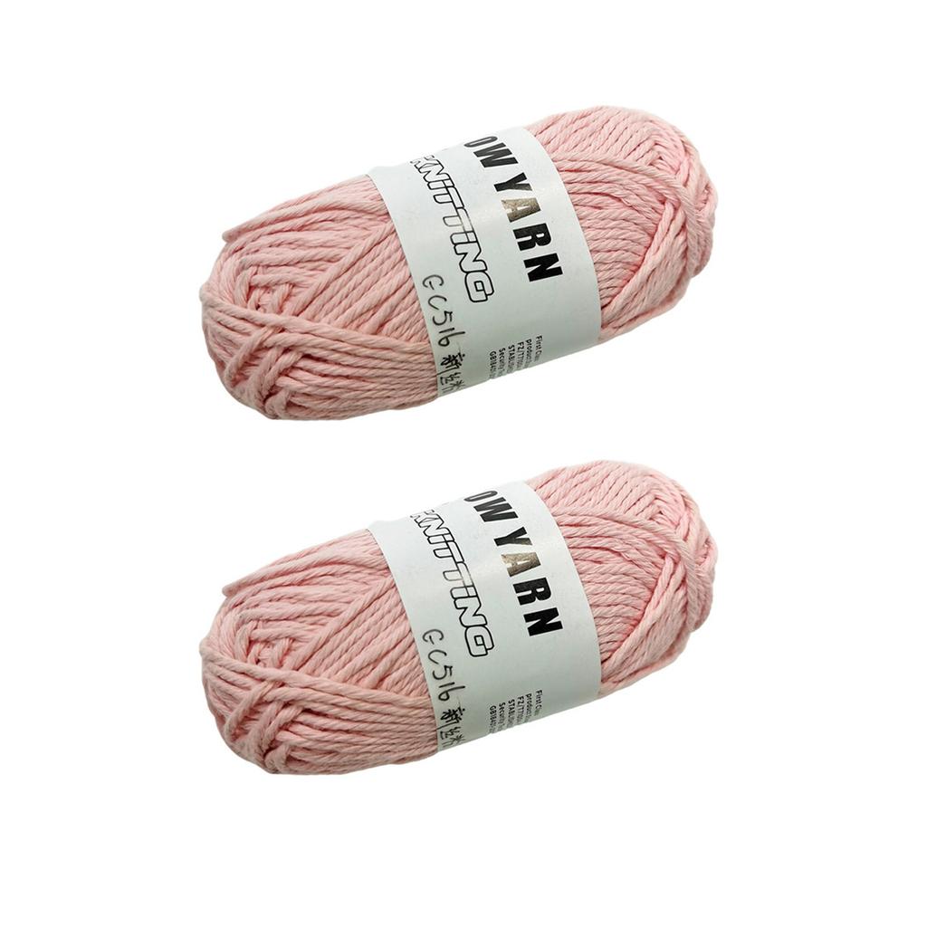2 Rolls Luminous Crochet Yarn for Crocheting DIY Knitting Bag Toy Crafts 49 yard/Roll Glow Yarn Polyester Yarn Thread