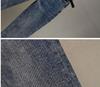2026 Sommer Strass High Waist Schlankmachende Straight Leg Jeans für Damen