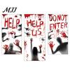 Clear Halloween Window Clings Blood Stickers, Patterns Waterproof And Scratch-Resistant Spooky Cling Stickers Decals, Removable for Home