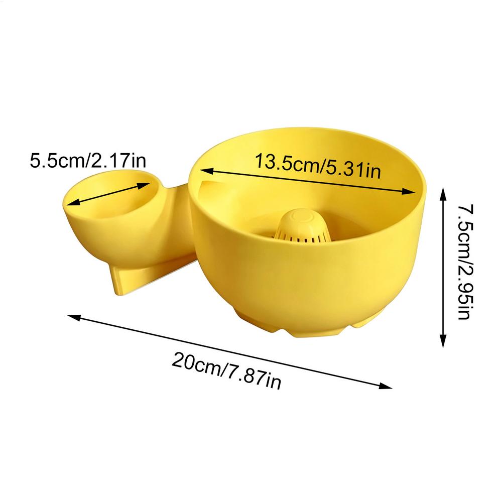 Automatic 4-in-1 Fruit Spinner Berry Washing & Drying Bowl For Strawberries Grapes Raspberries Dates, Salad Prep Picnic Camping