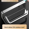 Stainless Steel No-Punch Toilet Paper Holder - Bathroom Tissue Box