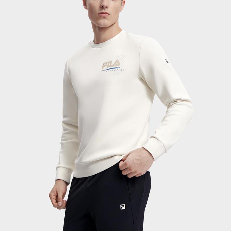 Men's Sweatshirt FILA Sweatshirt Men's White Birch Gray