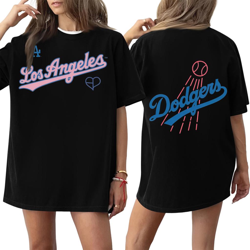 Women's Round Neck Printed Short-sleeved T-shirt Top