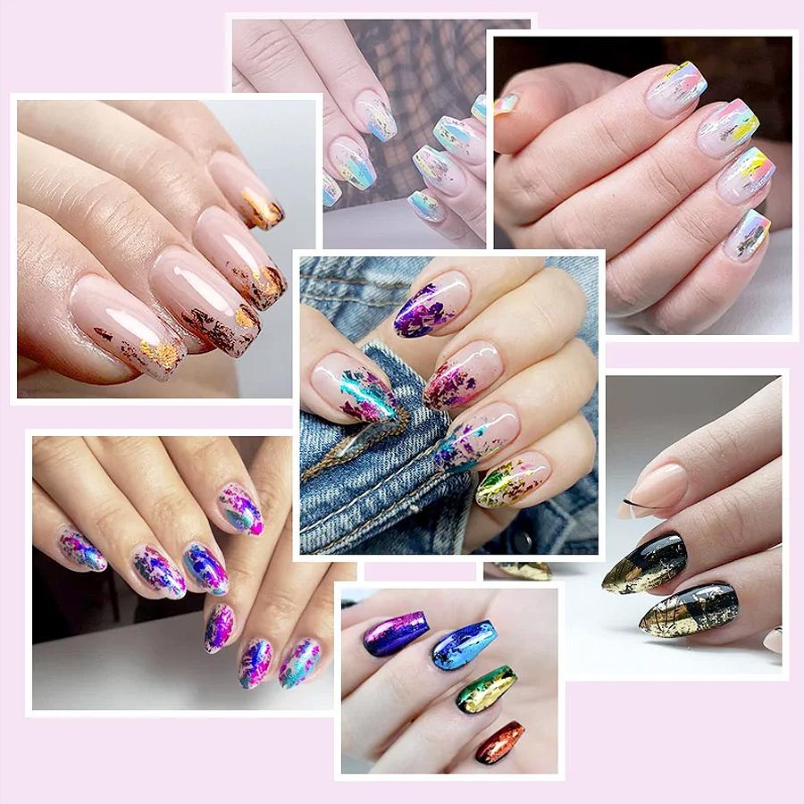 Nail Art Transfer Foil Gel 7.3ml Soak Off UV/LED Easy Apply Manicure Enamel Gel Polish