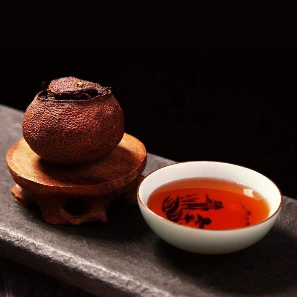 Tangerine Peel Pu'er Tea Ripe Tea Big Red Tangerine Pu'er Tea5-10years Bulk 250g