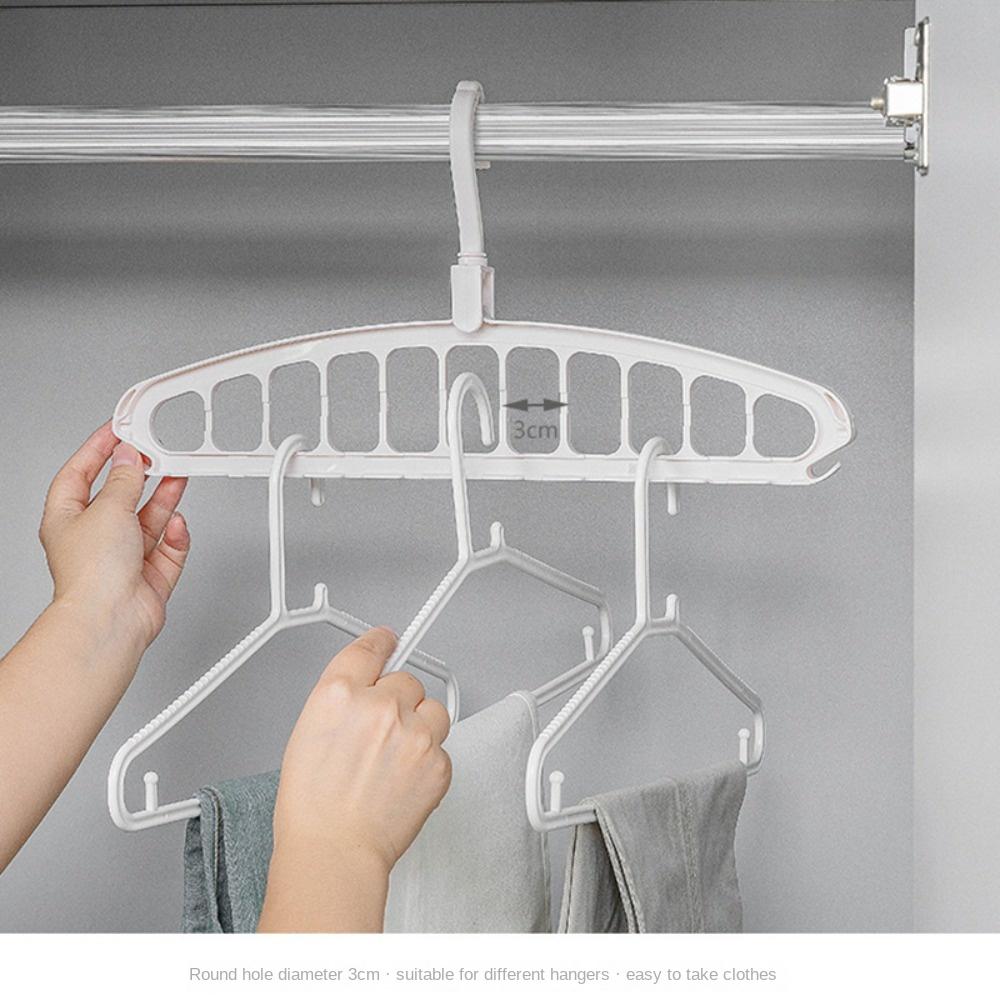 Látkový háček Úložný organizér šatní skříně Úspora místa Částečný hákový věšák Home