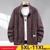 Herren Übergröße Big & Tall Langarm Warmer Reißverschluss Hoodie für Herbst & Winter