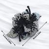Patch di Tessuto con Strass Raffinato Scintillante Multicolore Patch di Tessuto 3D Applicazione Floreale a Doppio Strato Fiori per Scarpe