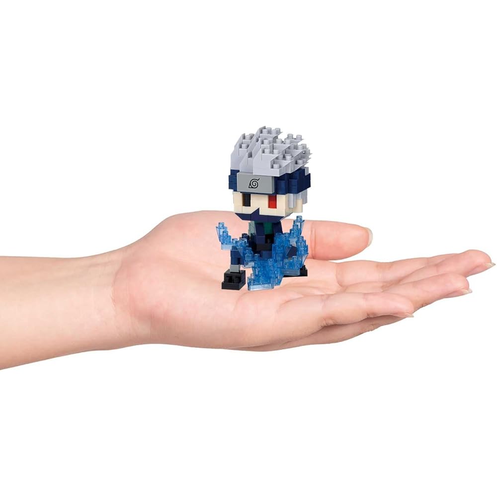 Kawada Nano Block Naruto Shippuden Hatake Kakashi Building Set 3x10.5x18cm Ages 12 and Up